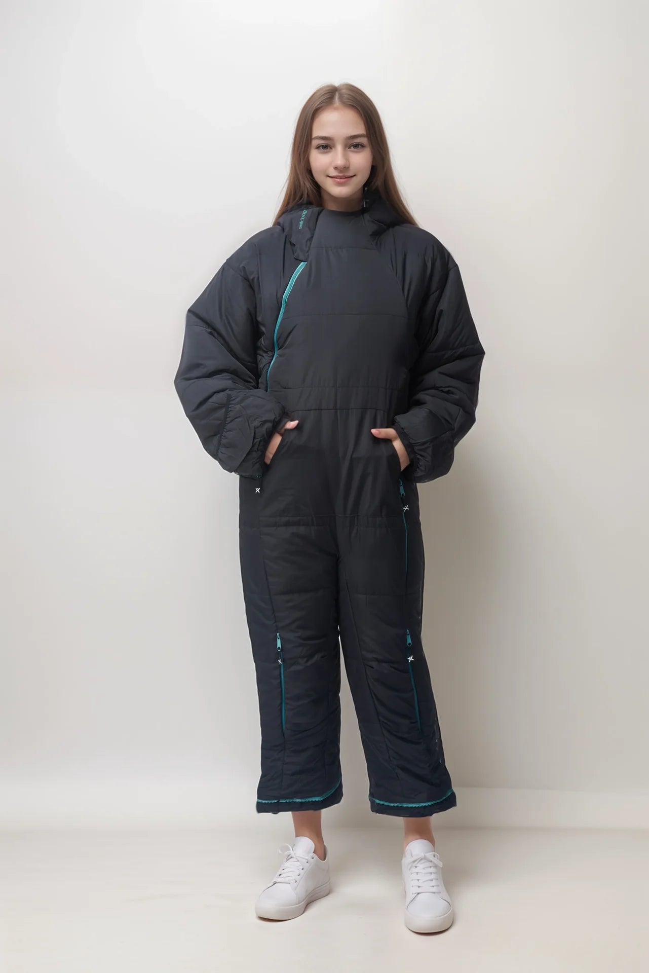 Kids - Black - Selk'bag - The Original Wearable Sleeping Bag