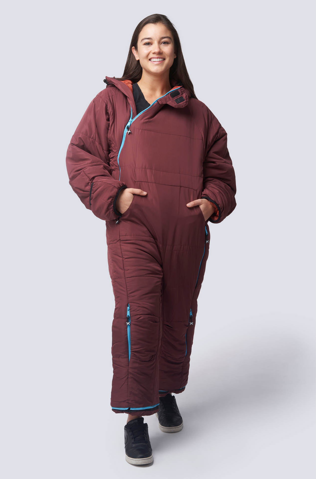 Original Recycled - Burgundy Earth - Selk'bag - The Original Wearable Sleeping Bag