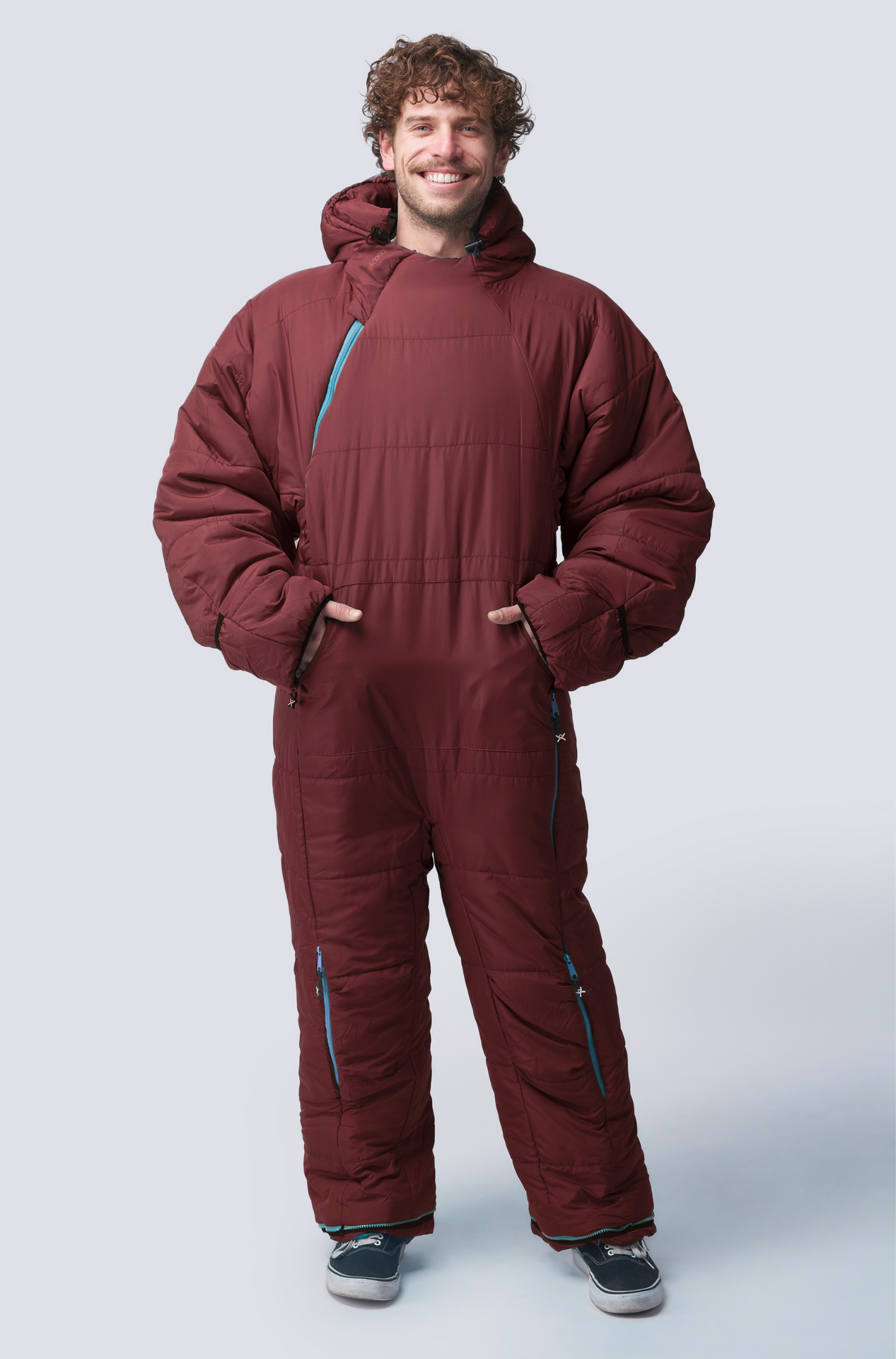 Original Recycled - Burgundy Earth - Selk'bag - The Original Wearable Sleeping Bag