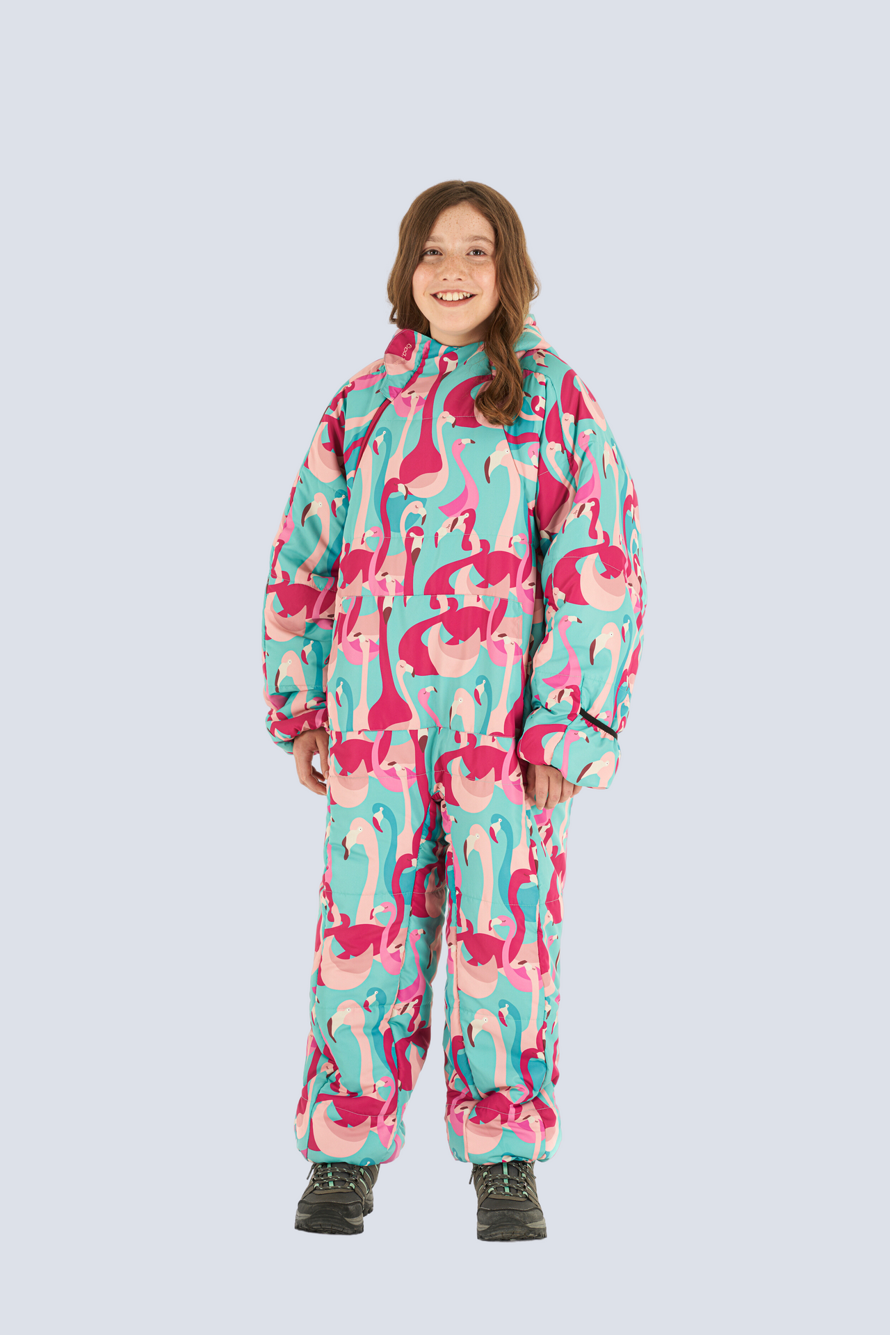 Kids Recycled Flamingo - Selk'bag - The Original Wearable Sleeping Bag